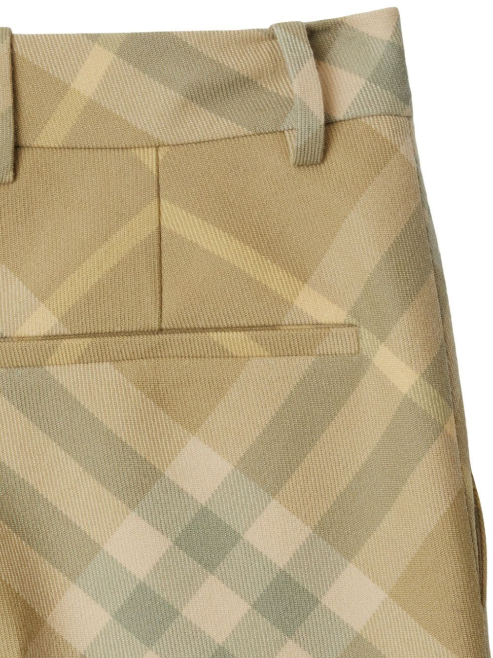 Burberry Women Checked Wool Trousers - 3