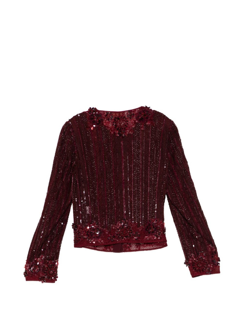 ELIE SAAB sequin-embellished jacket outlook
