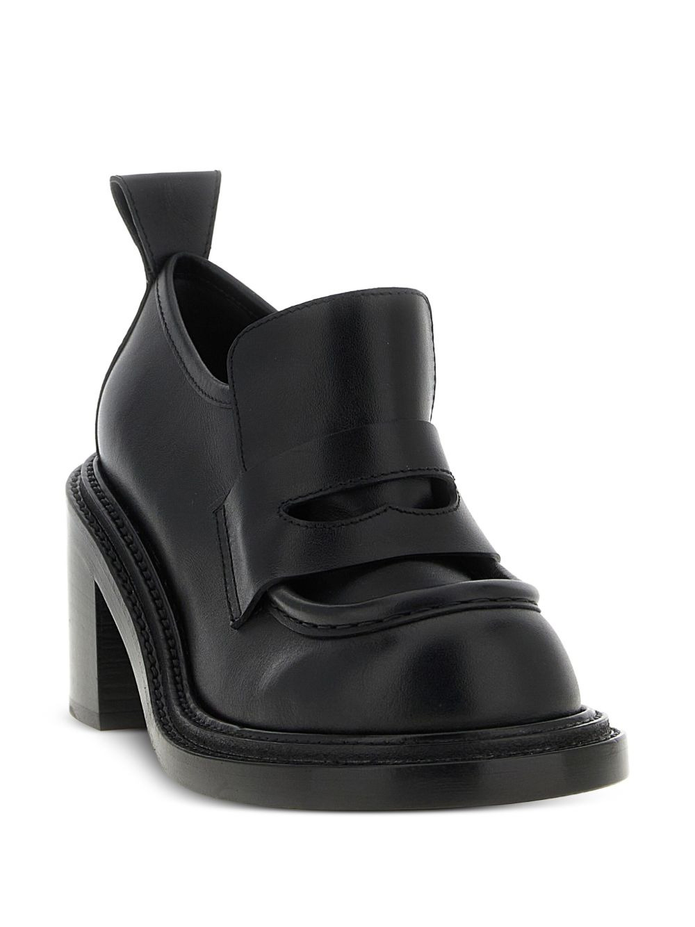 90mm Olivia leather loafers - 2