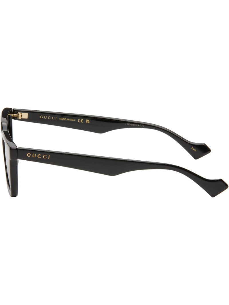 Black Rectangular-Frame Sunglasses 3