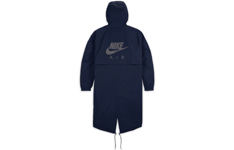 Nike Air x Kim Jones Crossover Reversible mid-length Hooded Jacket US Edition Unisex Blue White Blue - 2
