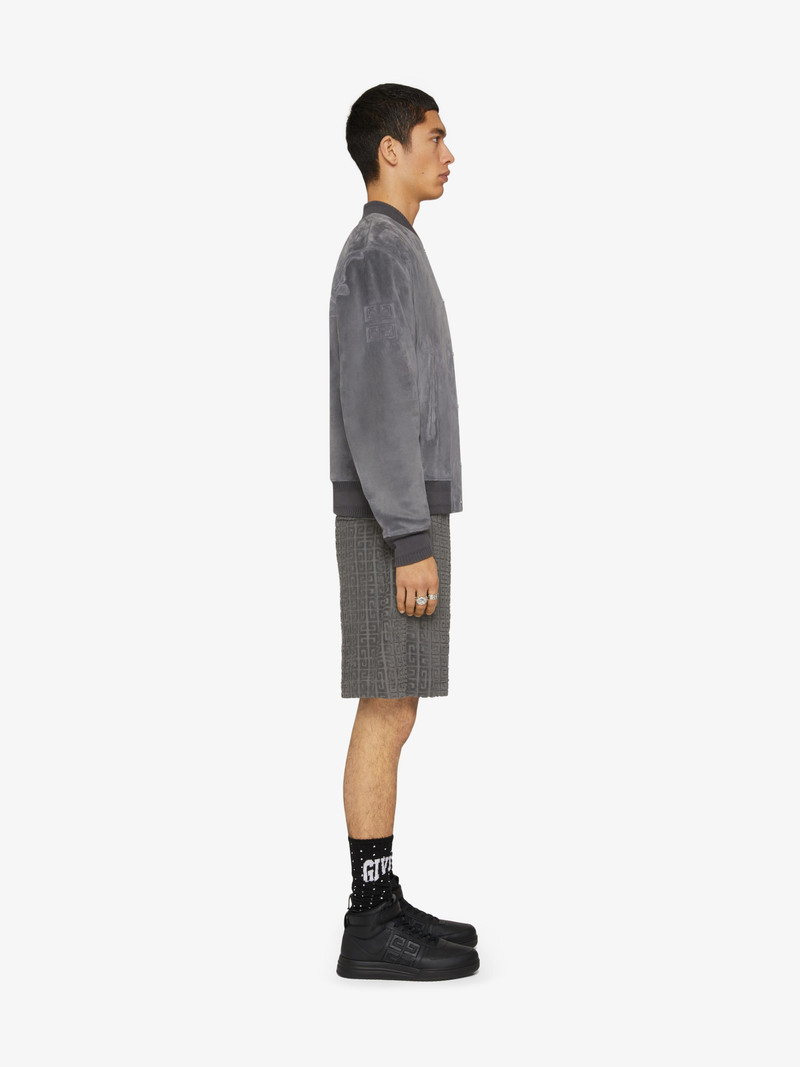 BERMUDA SHORTS IN 4G TOWELLING COTTON JACQUARD 3