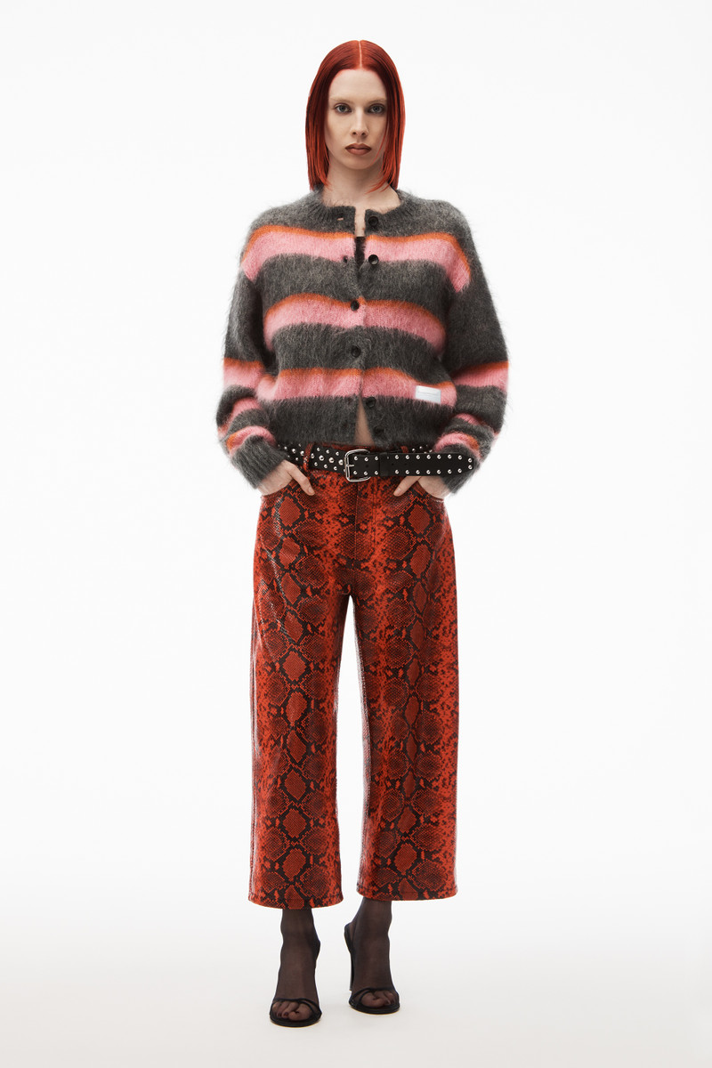 Alexander Wang oversized cardigan in brushed mohair outlook