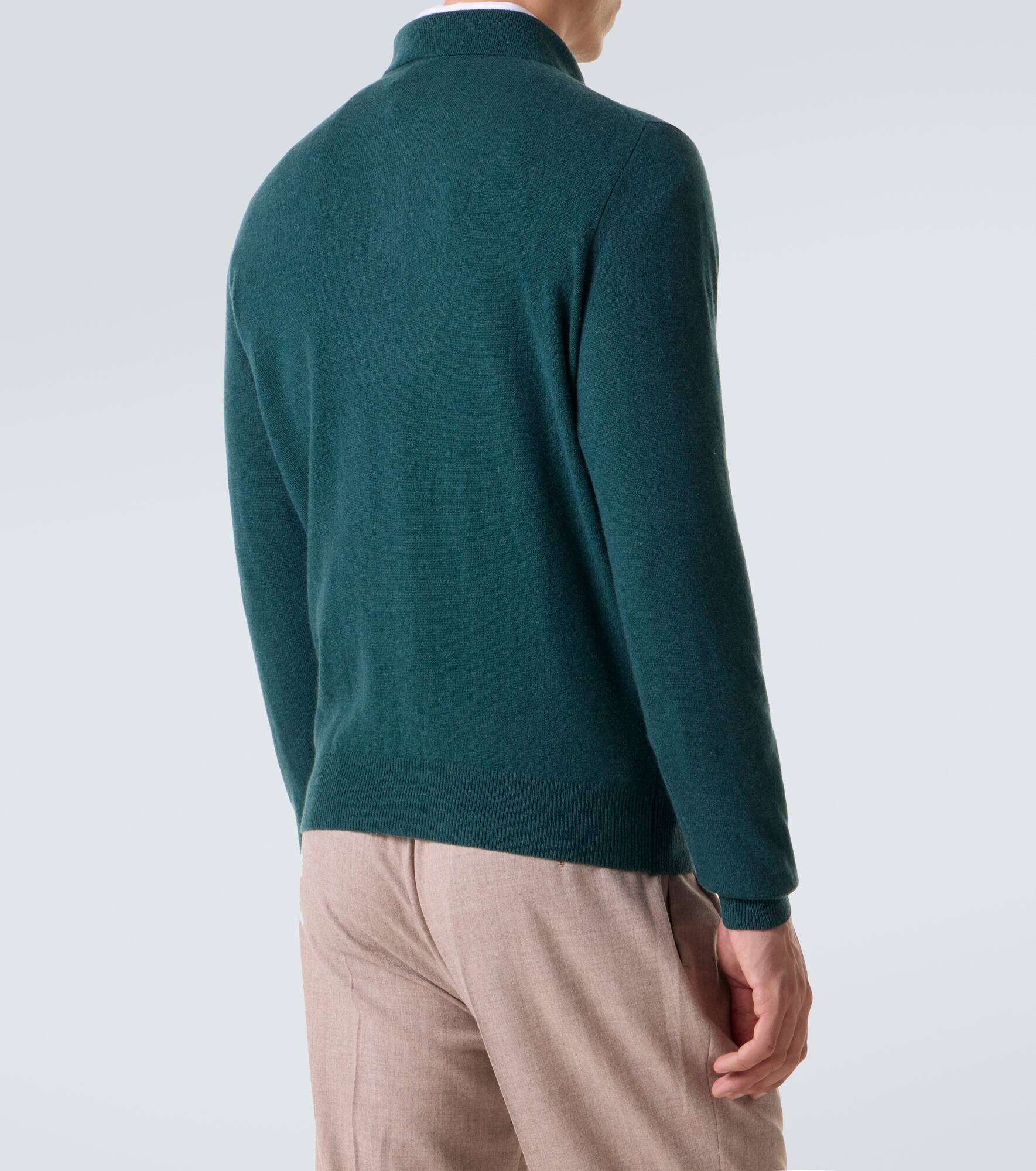 Cashmere polo sweater - 4