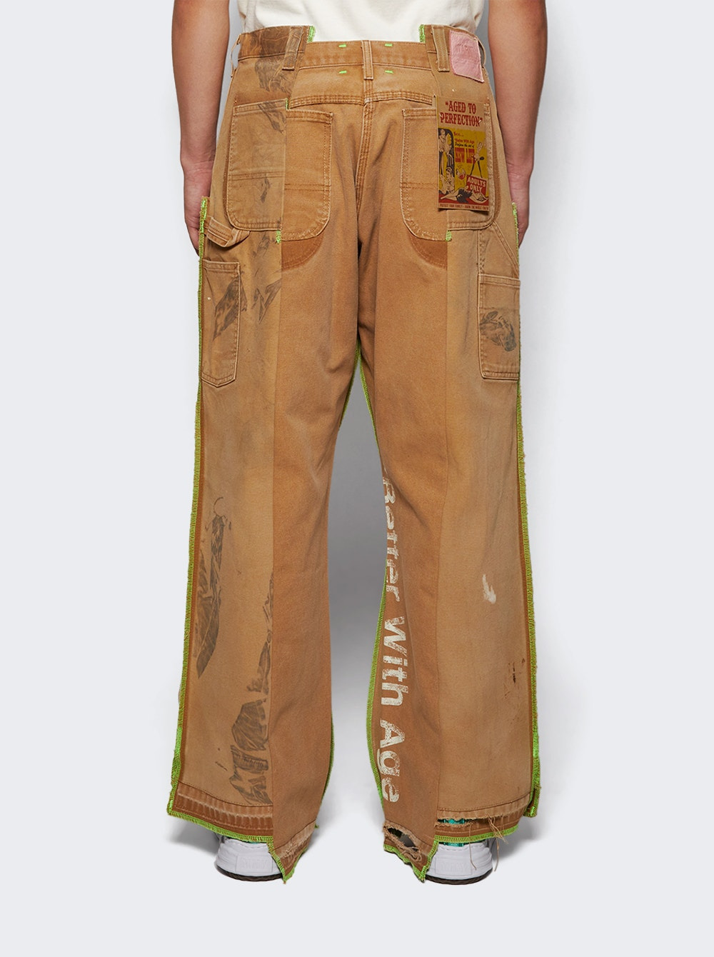 Lemon Single Knee Trouser Brown - 4