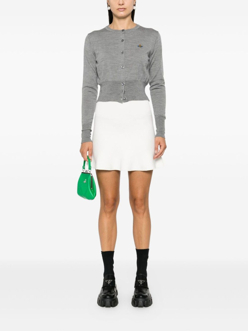 Vivienne Westwood Bea logo-embroidery cardigan outlook