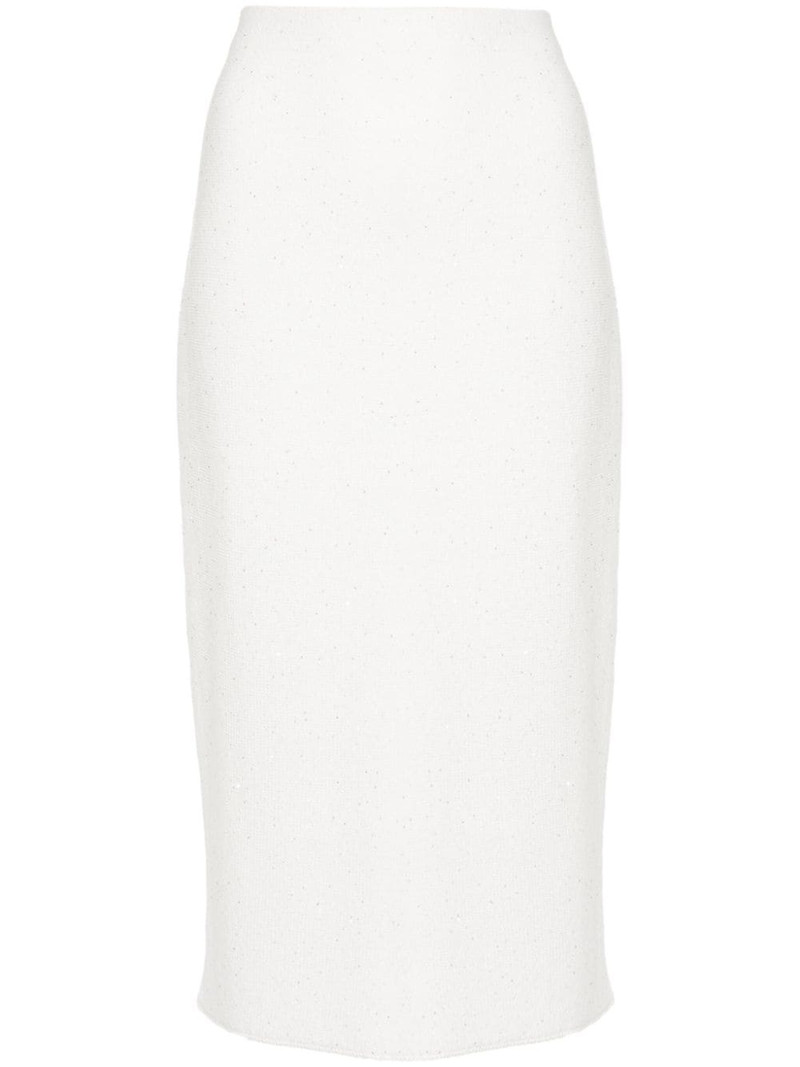 sequin-embellished pencil skirt 1