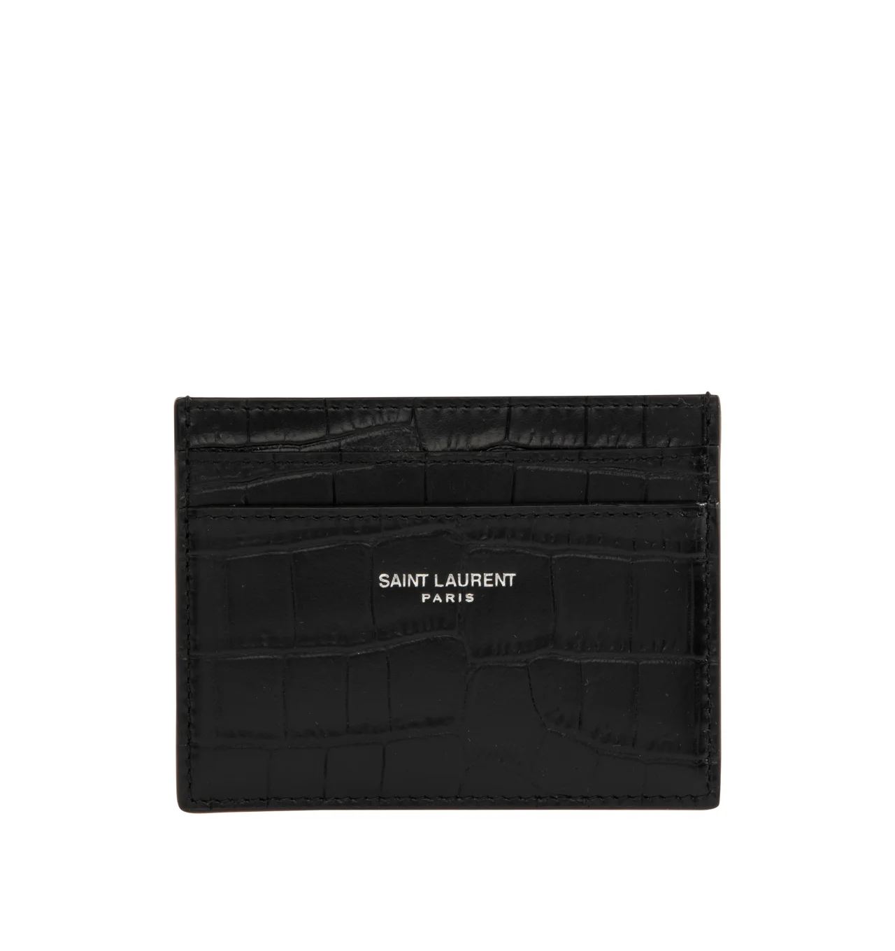 CROC EMBOSSED CARDCASE - 1