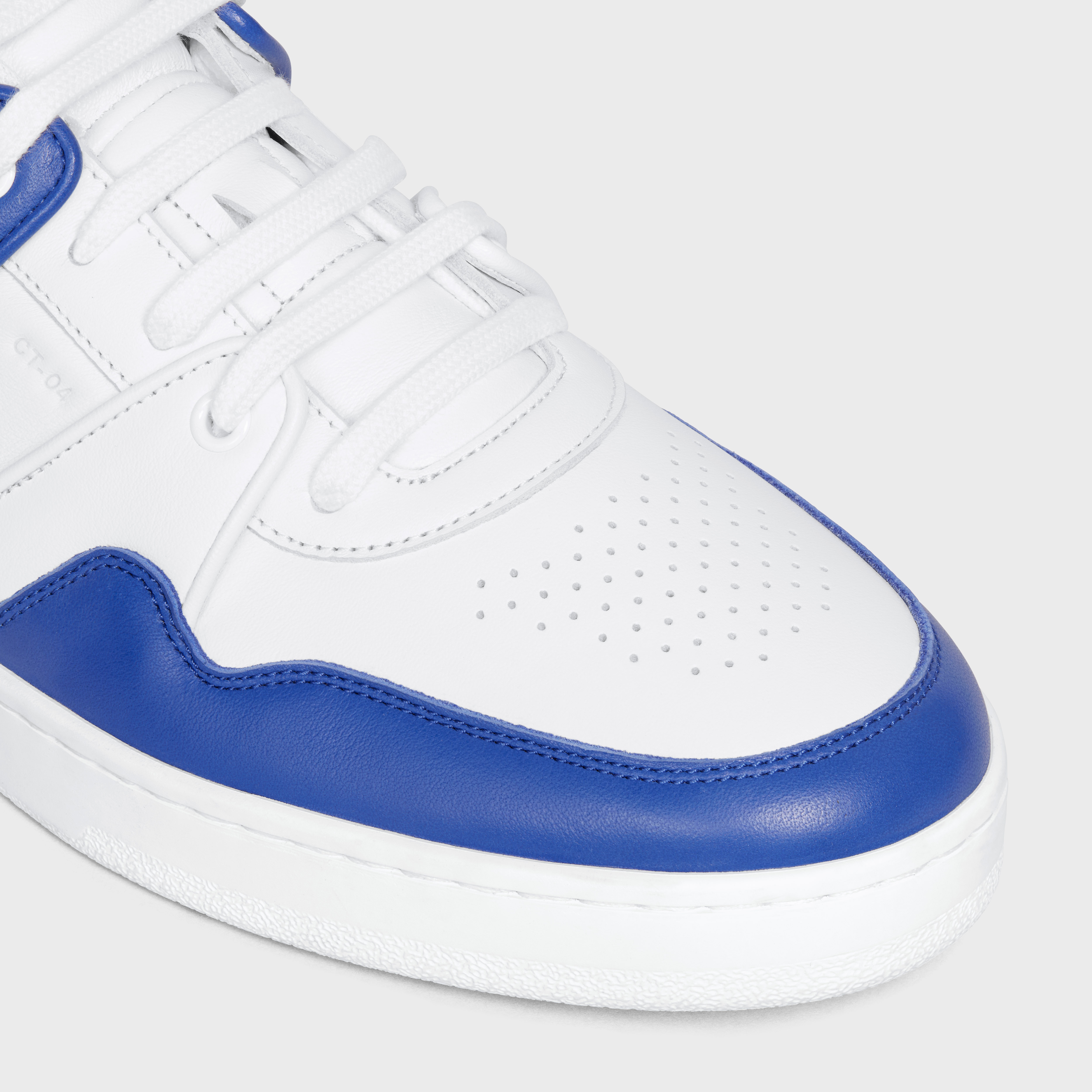 CT-04 CELINE TRAINER LOW LACE-UP SNEAKER in CALFSKIN - 4