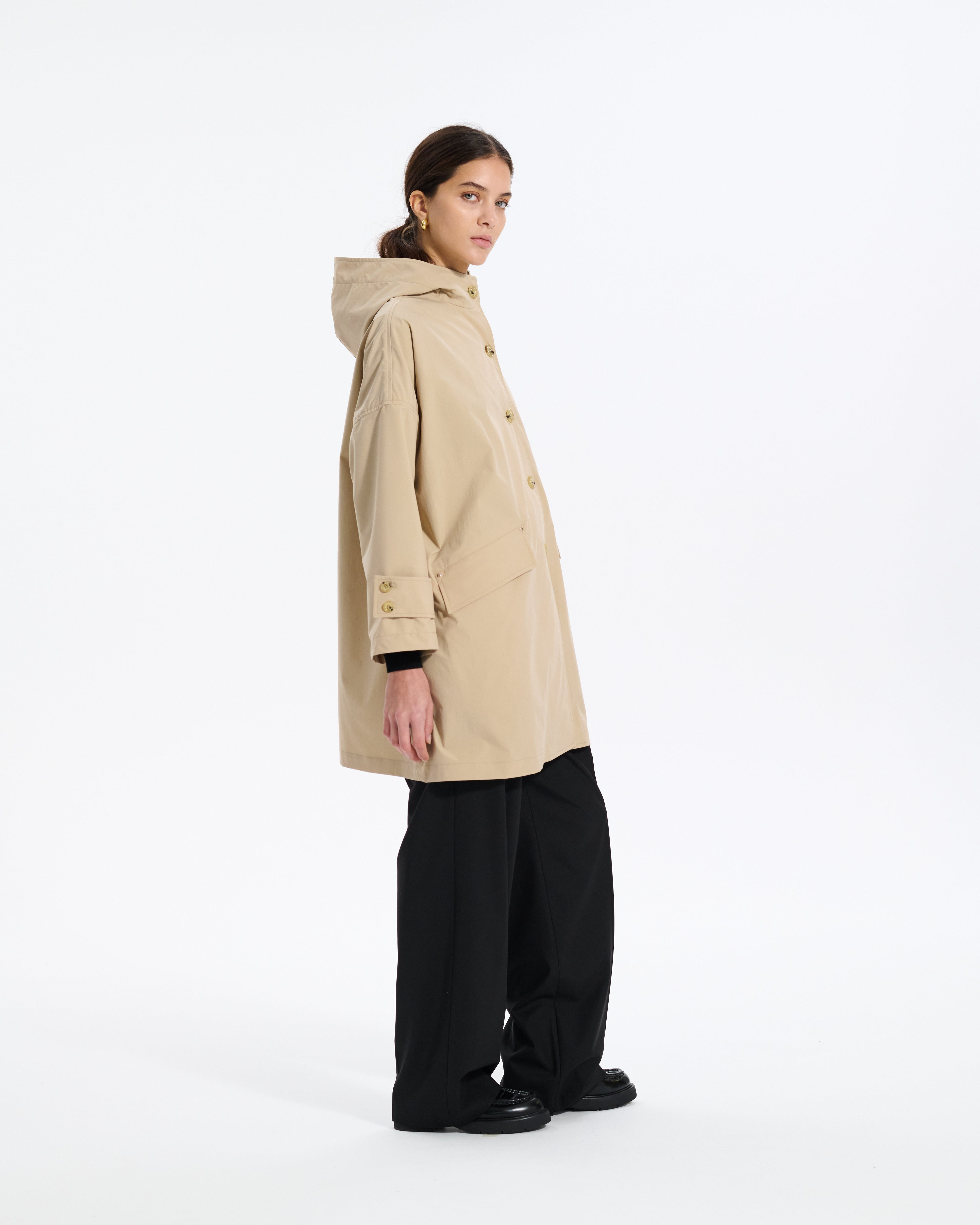 Humbie Hooded Short Coat - 4