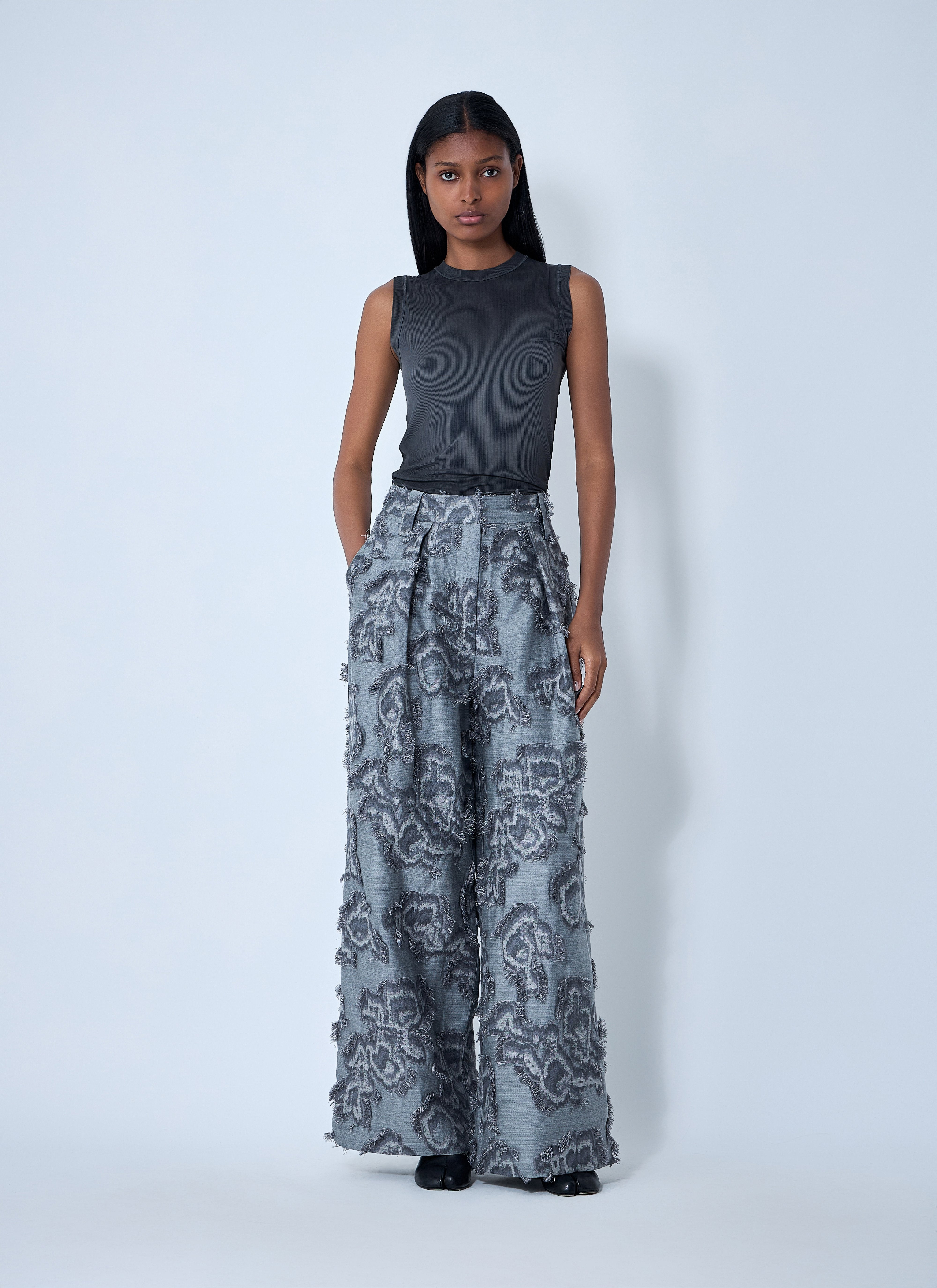Ganni Women Fil Coupe Suiting Big Pleat Pants - 2