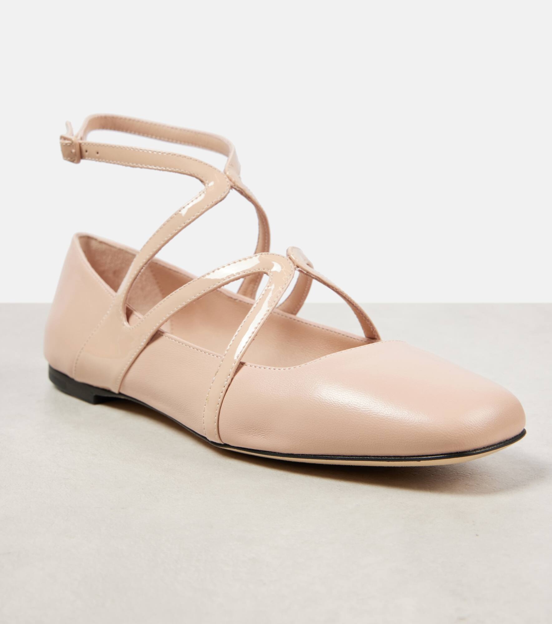 Astoria leather ballet flats - 5