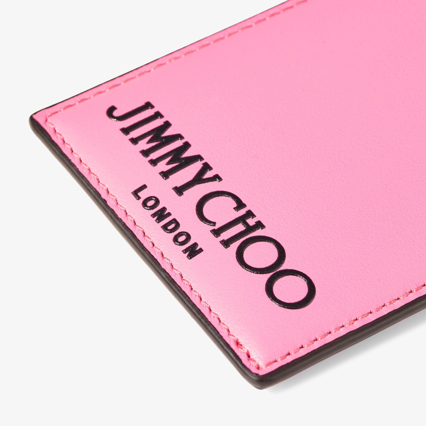 Card Holder W/Chain
Candy Pink Leather Card Holder with Chain - 3