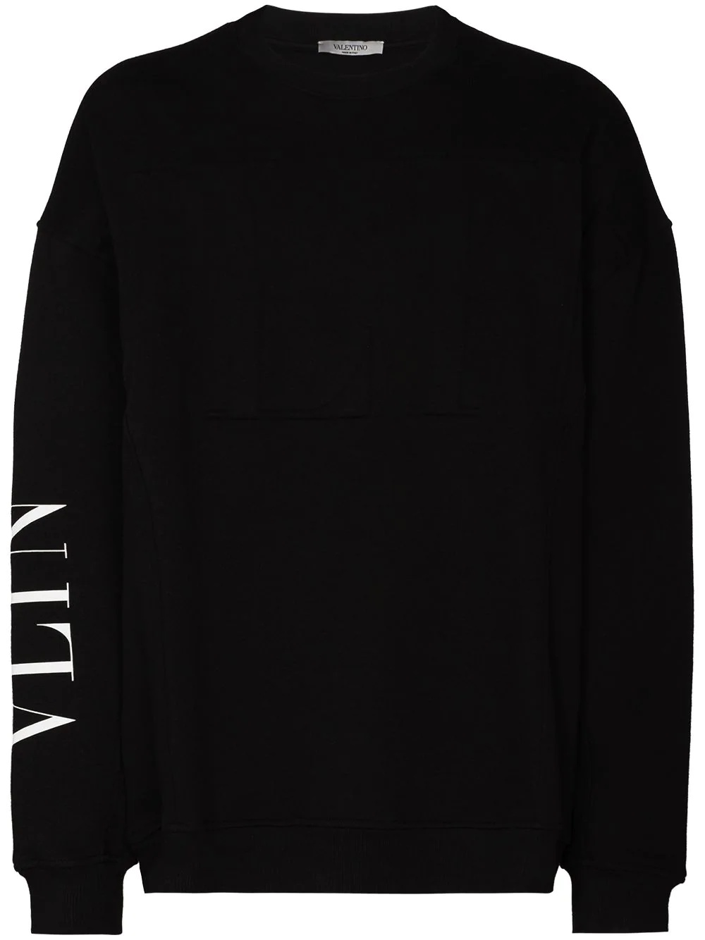 VLTN logo-print sweatshirt - 1