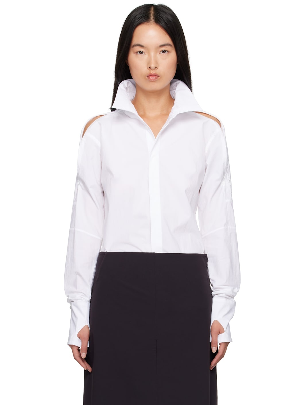 White Hood Shirt - 1