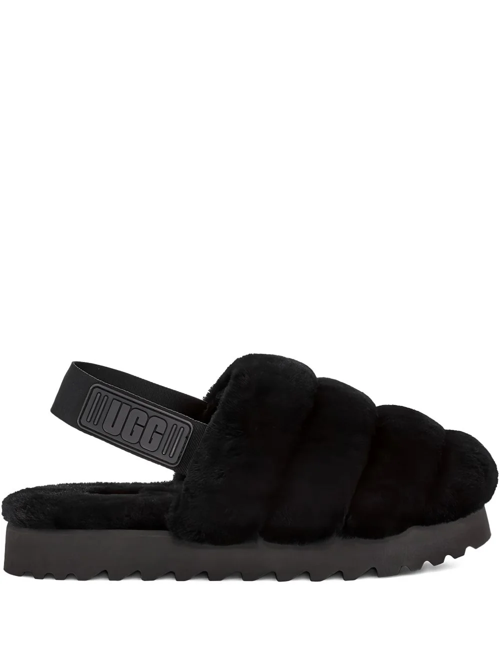 Super Fluff "Black" slippers - 1