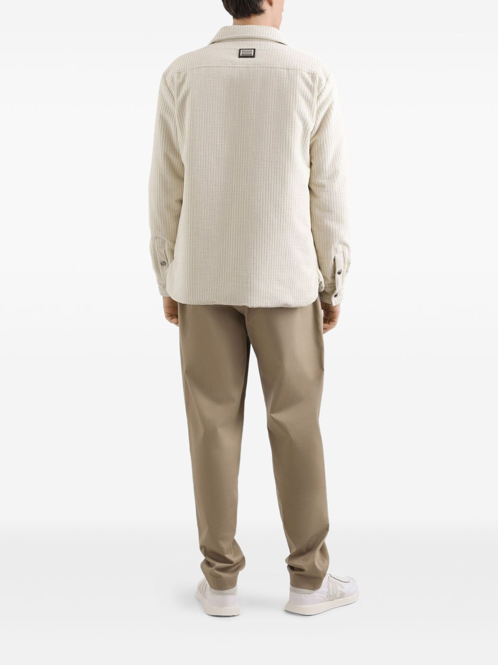 pleat-detail trousers - 3