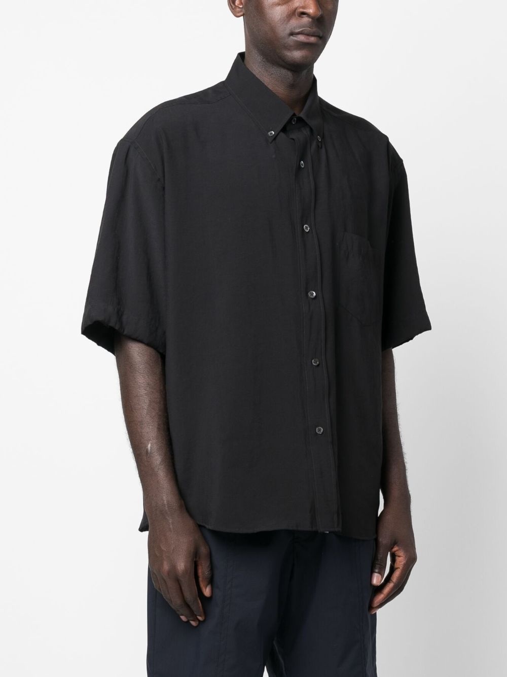 patch-pocket short-sleeve shirt - 3