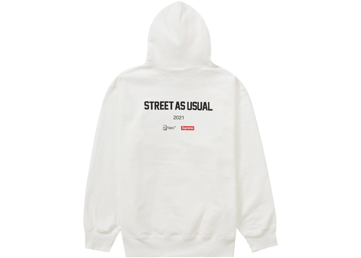 Supreme WTAPS Sic’em! Hooded Sweatshirt White - 2