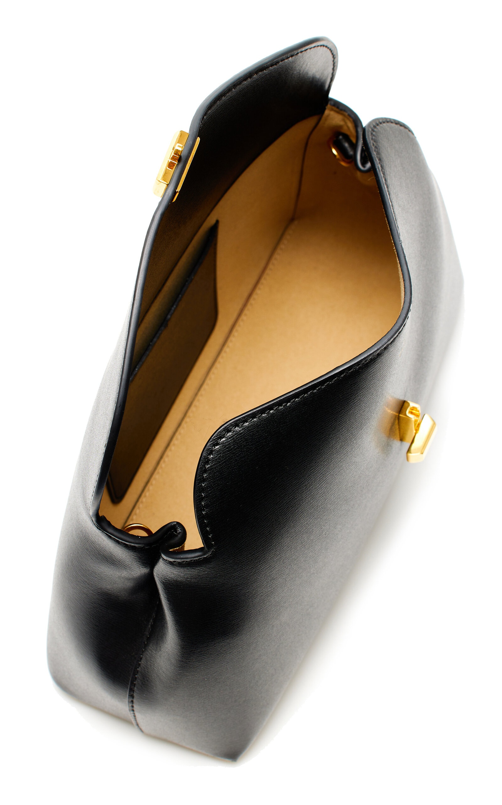 Totême T-Lock Clutch black | modaoperandi | REVERSIBLE