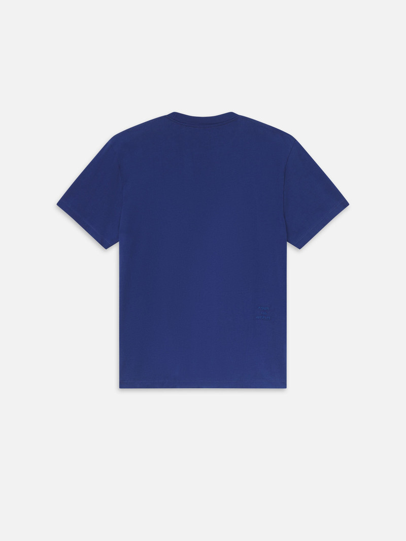 Frame Logo Tee in Reflex Blue 3