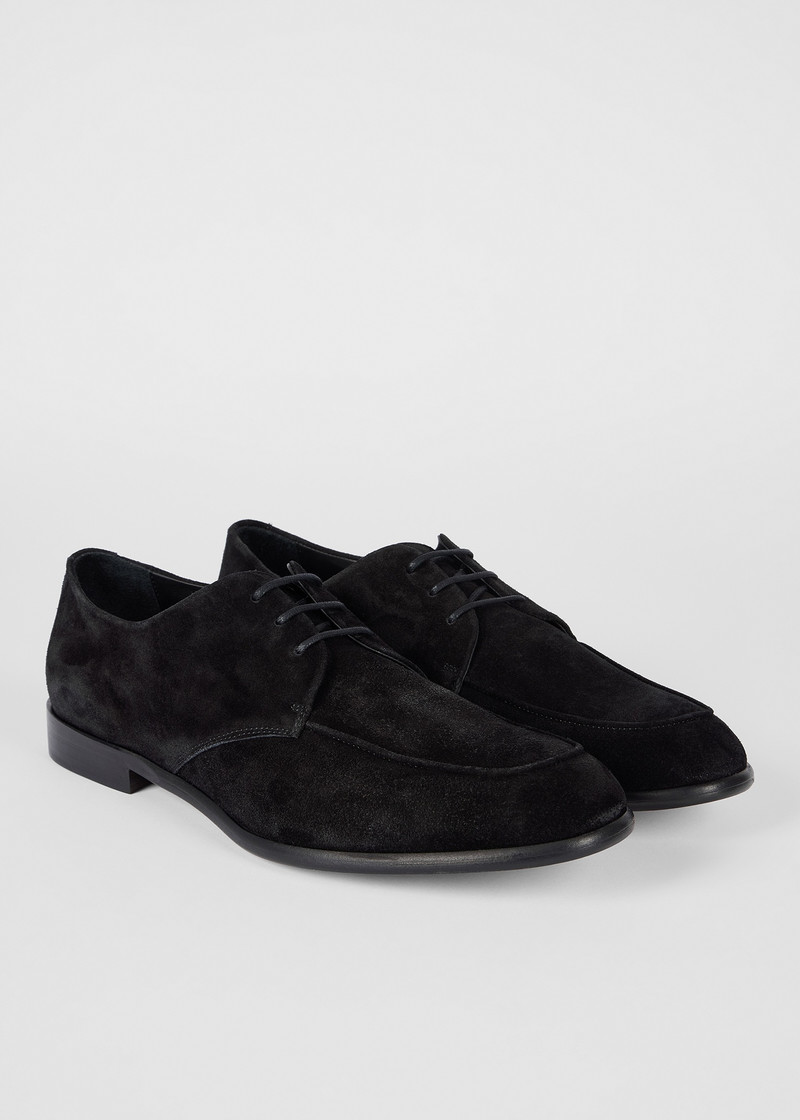 Black Suede 'Carlo' Shoes 4