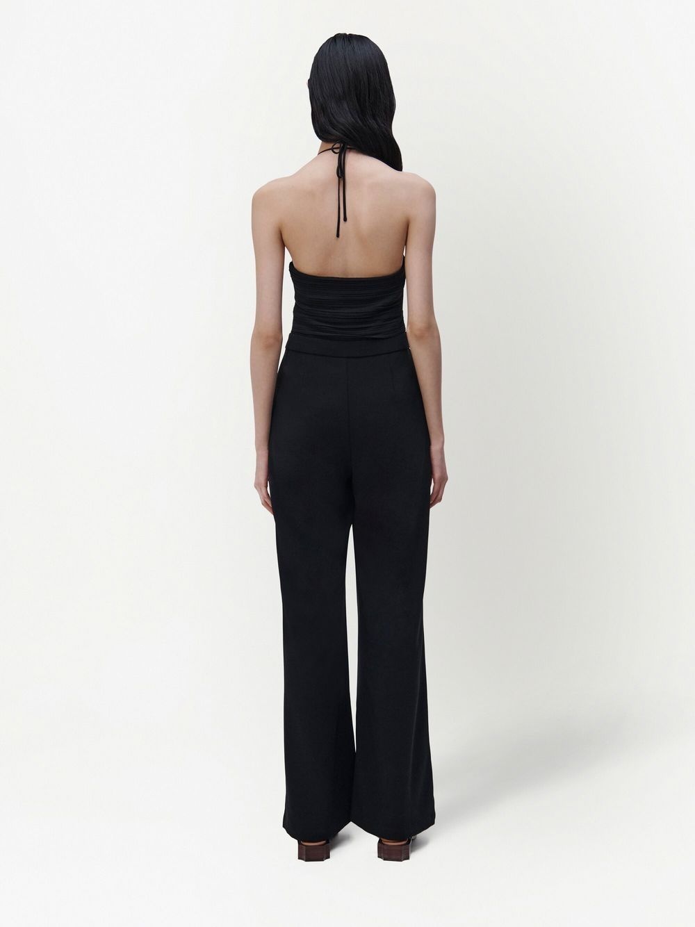 Gala plissÃ©-detail jumpsuit - 4