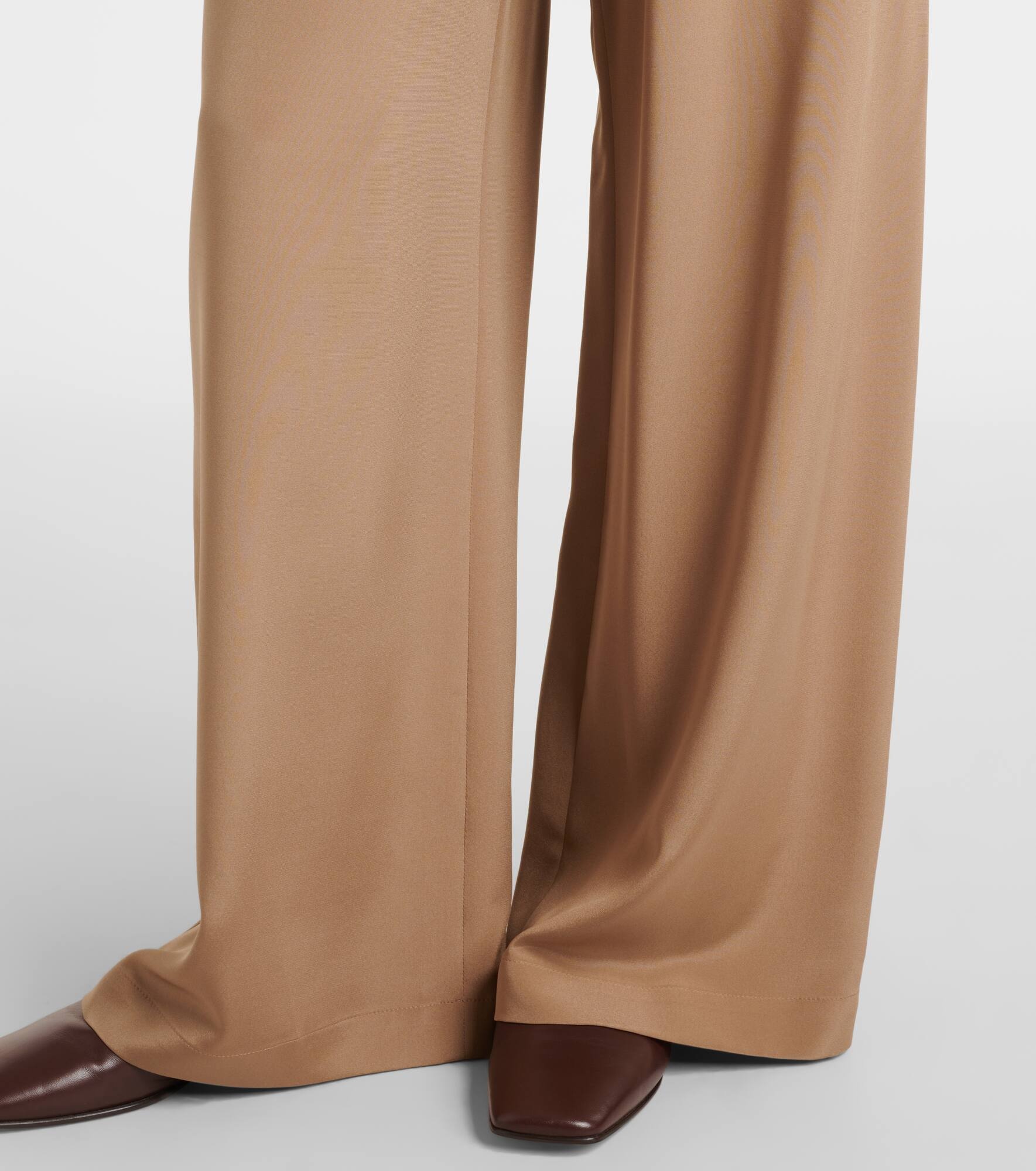 Bonn silk-blend wide-leg pants - 5
