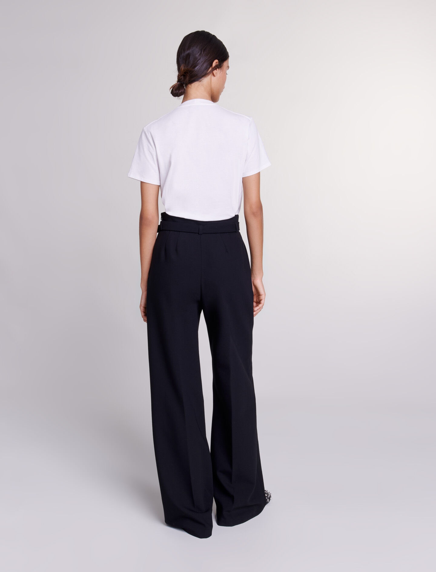 Wide belted trousers - 5
