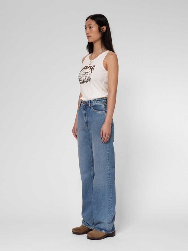 Elsie Fuzz Circus Tank Top Offwhite 3