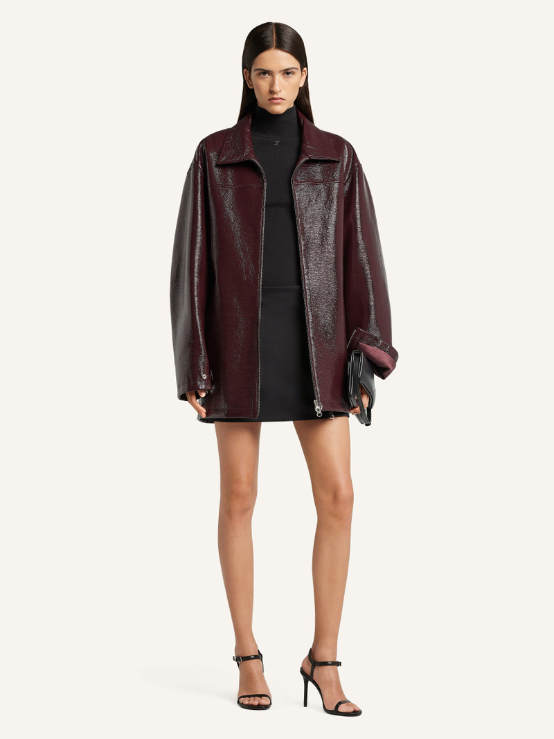 courrèges OVERSIZED VINYL JACKET outlook