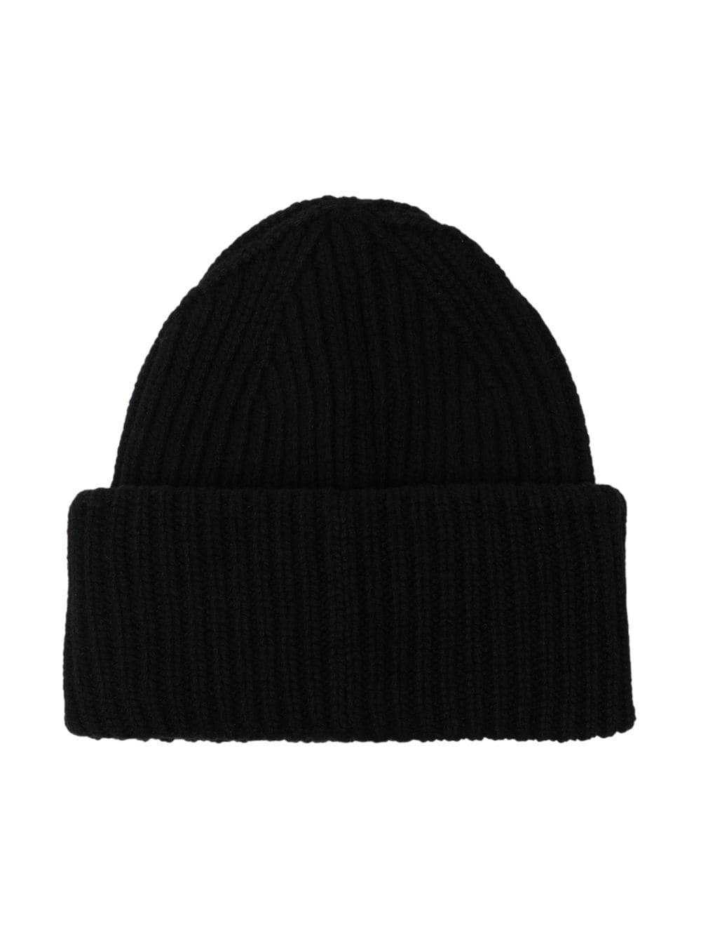 Disc patch ribbed beanie - 3