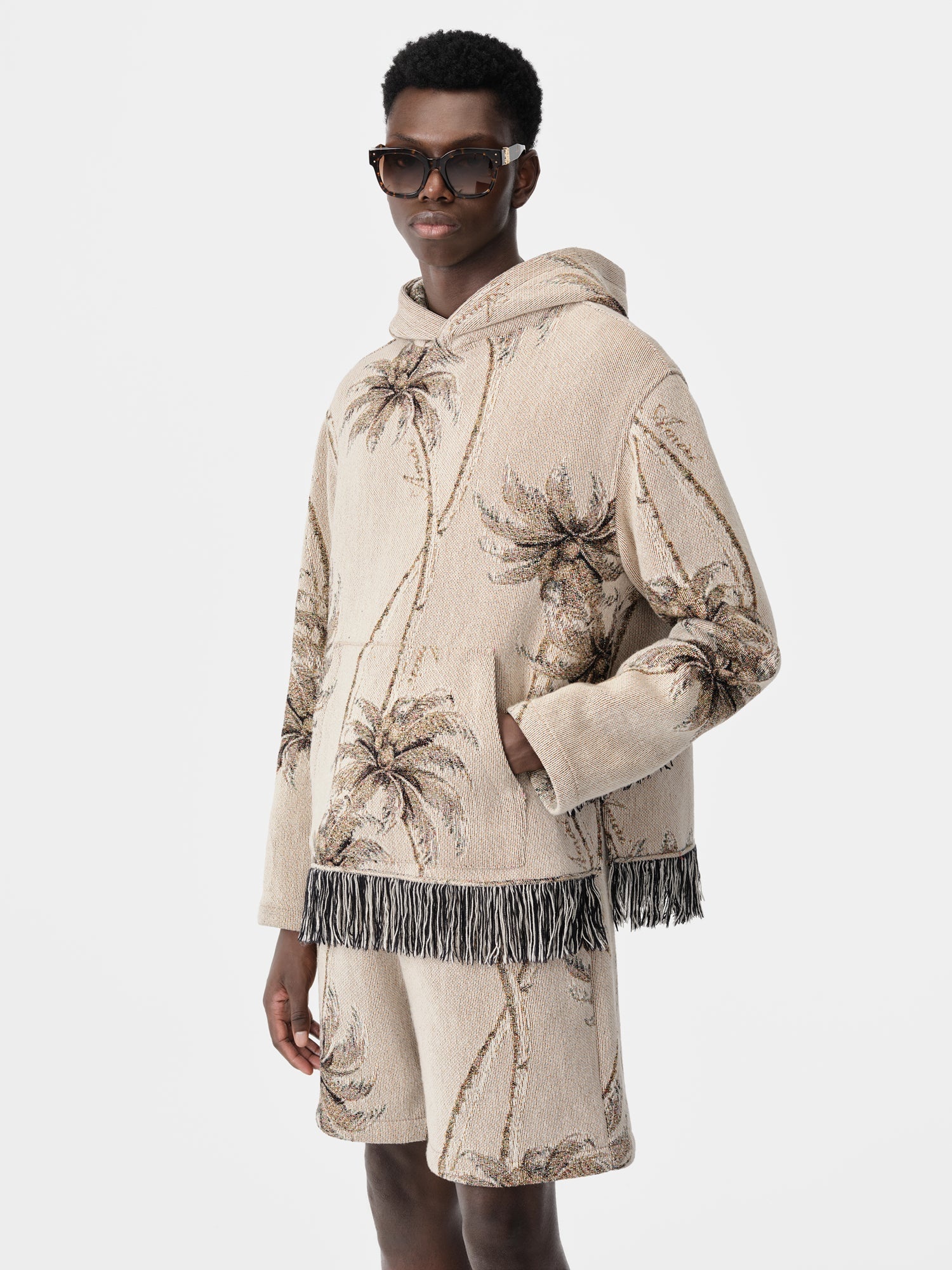 TWISTED PALMS TAPESTRY HOODIE - 3