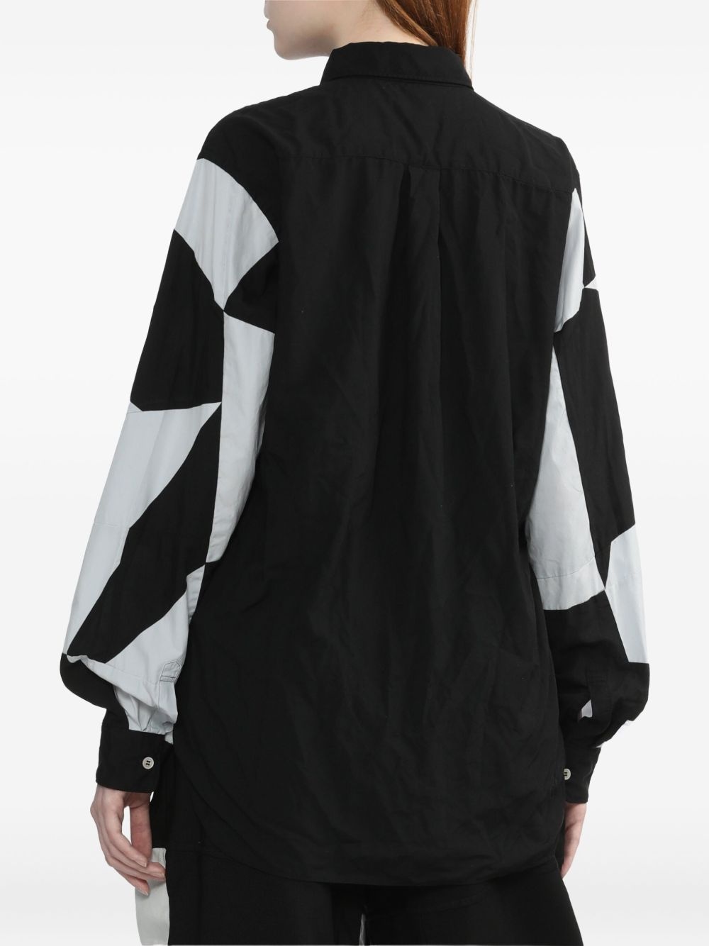 geometric-print shirt - 4
