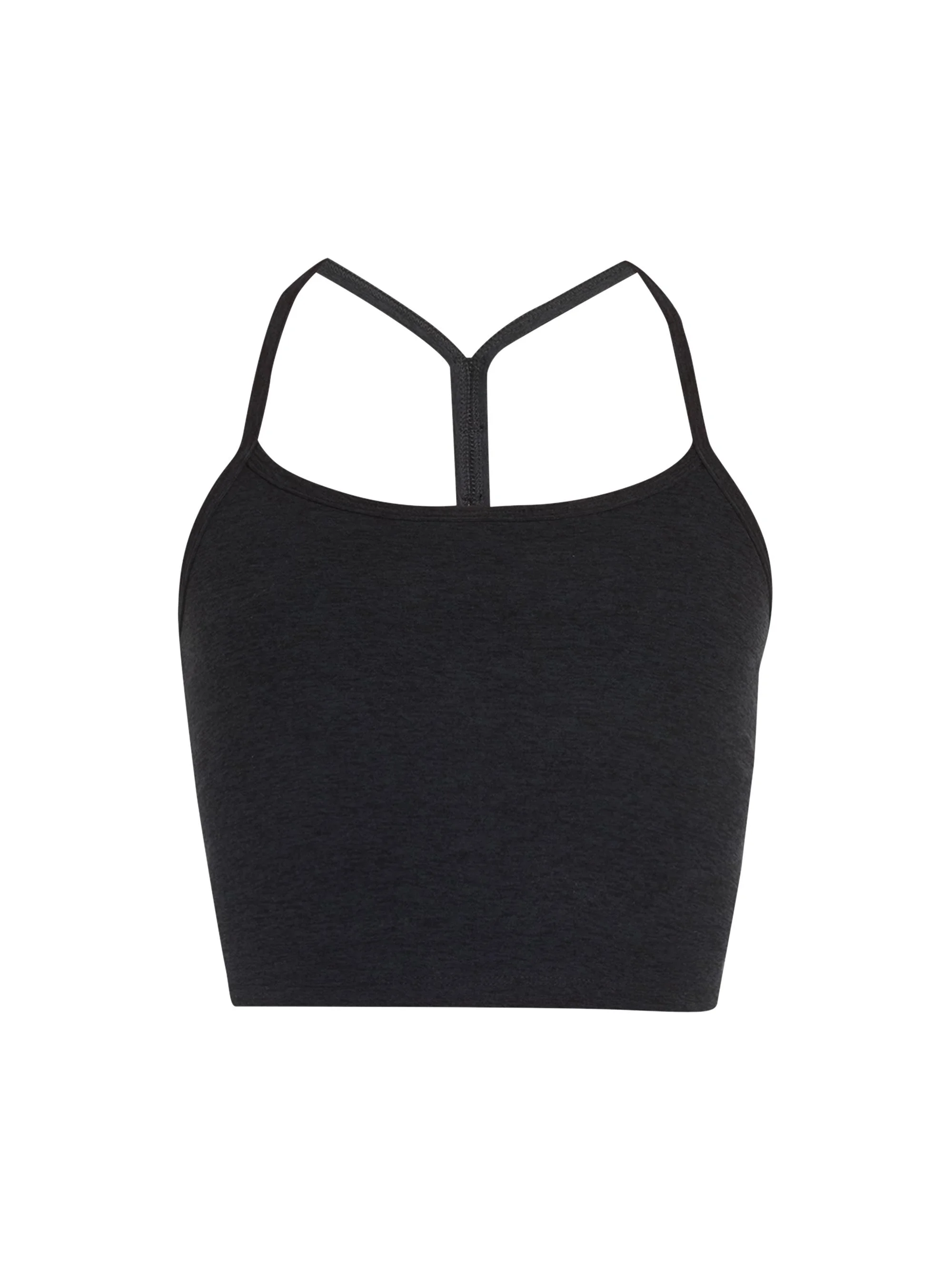 Women's Spacedye Racerback Crop Tank - Darkest Night - 1