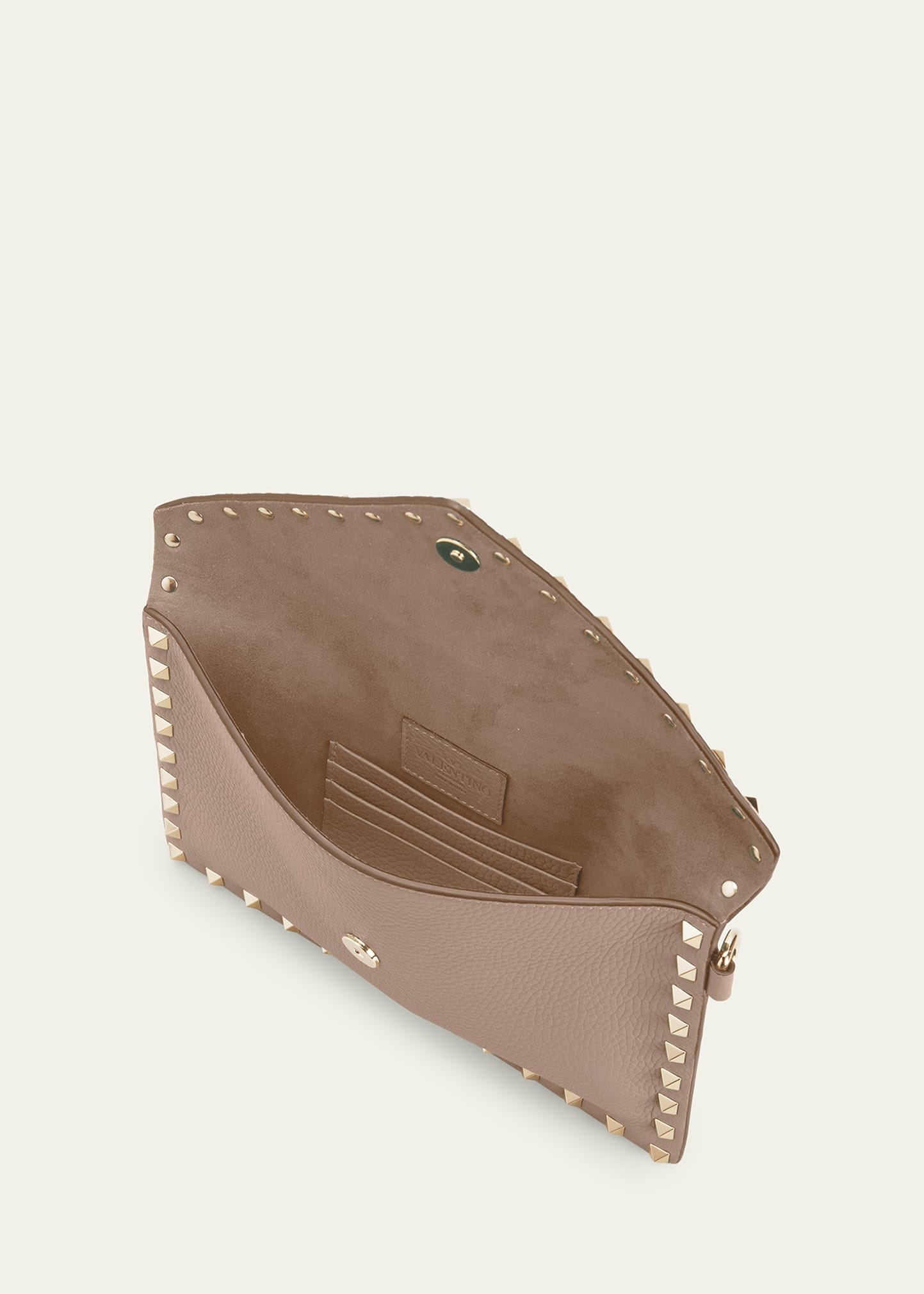 Rockstud Envelope Flap Wristlet Pouch - 3