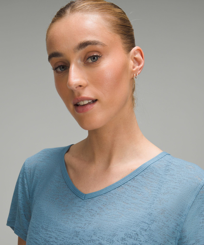 Tie-Back Lightweight Yoga Short-Sleeve T-Shirt 4