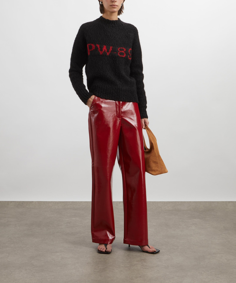 paloma wool Black Solo Raglan Sleeve Jumper outlook