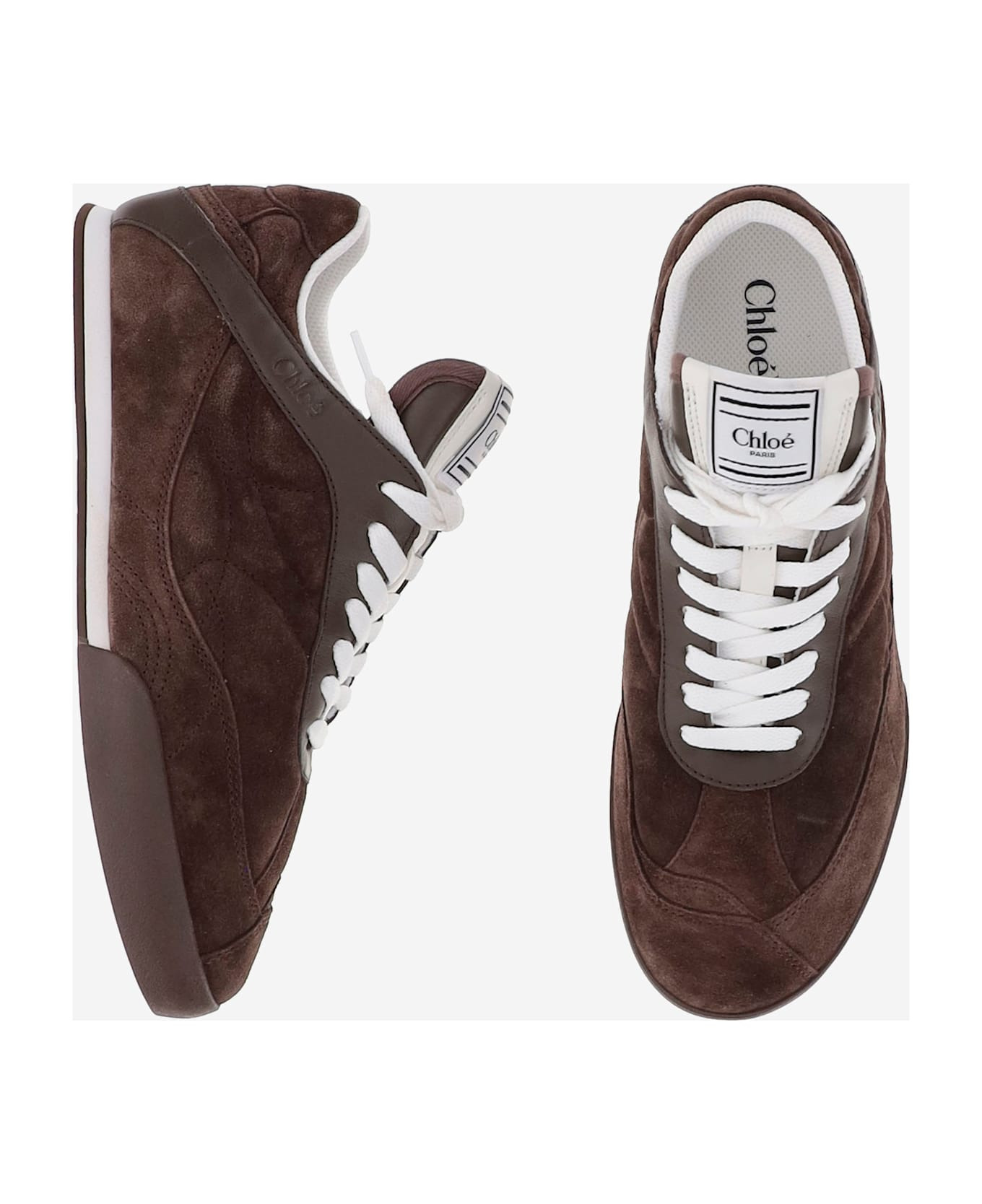 Brown Suede Chloã¨ Kick Sneakers - 2