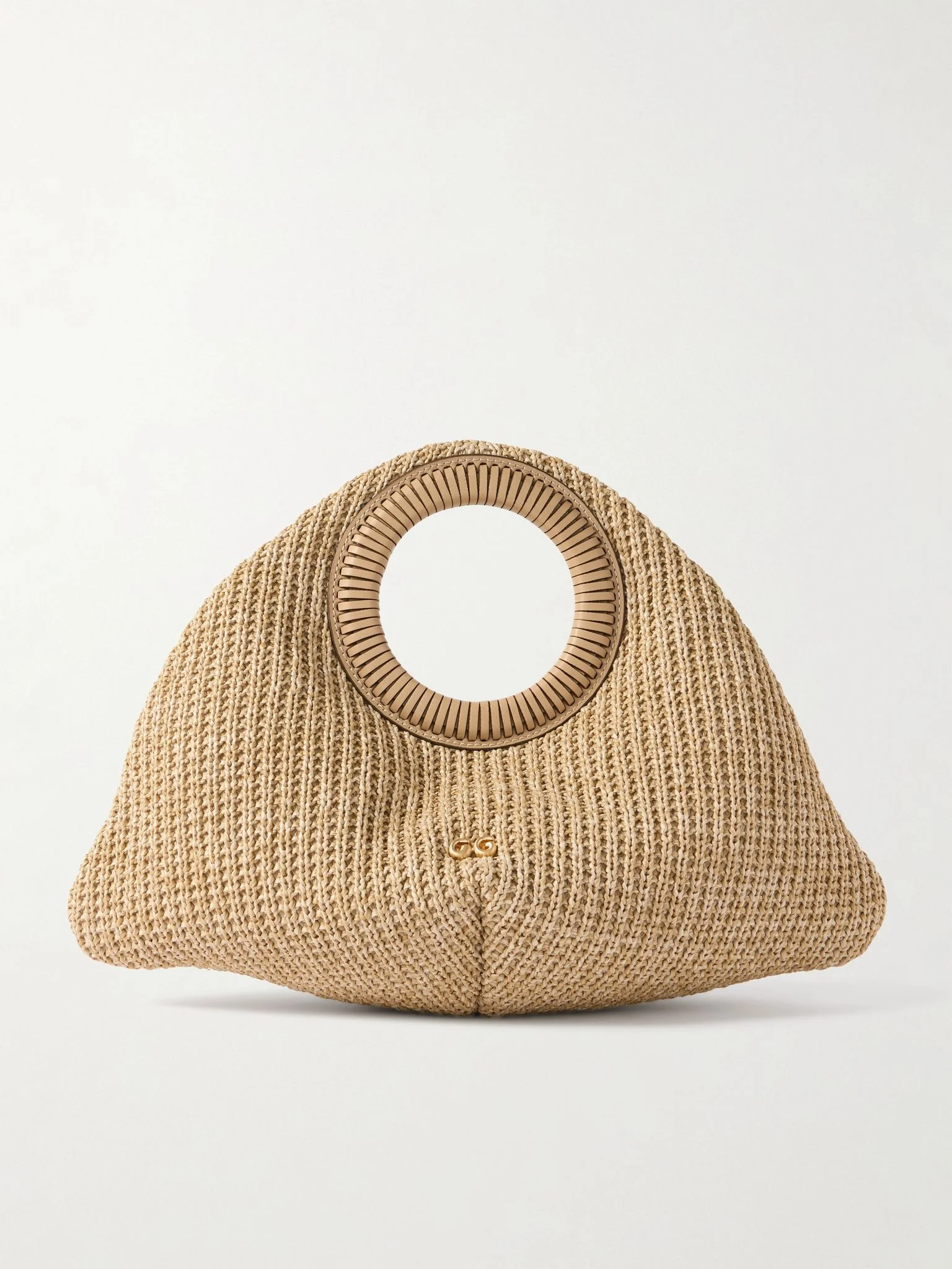 Thais raffia tote Beige - 1