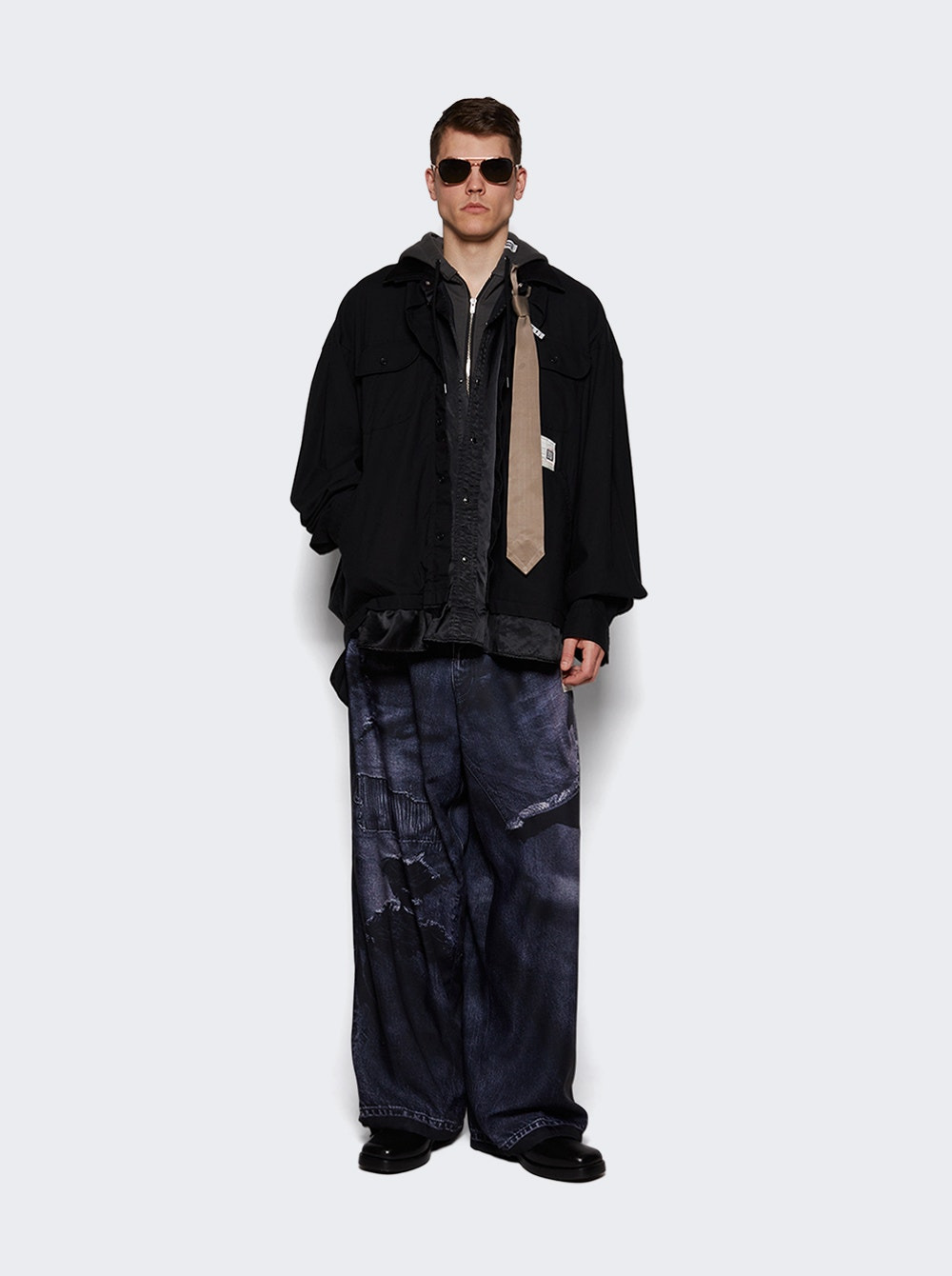 Triple Layered Shirts Black - 5