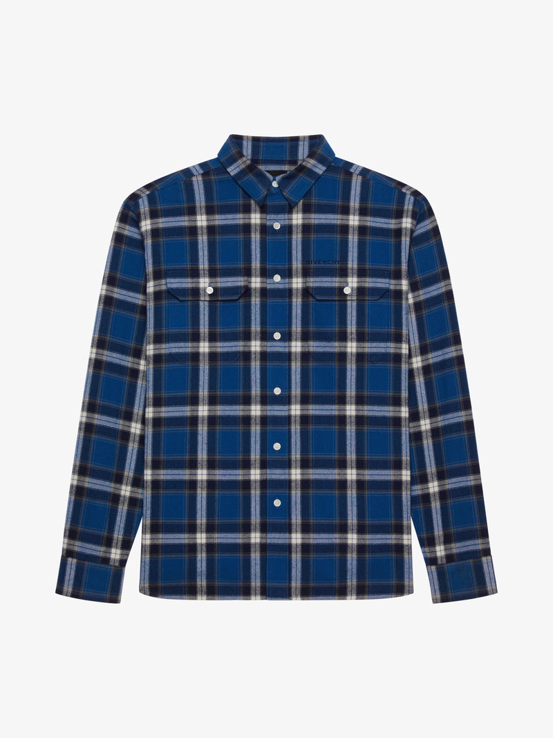 CHECKED SHIRT IN COTTON - 1