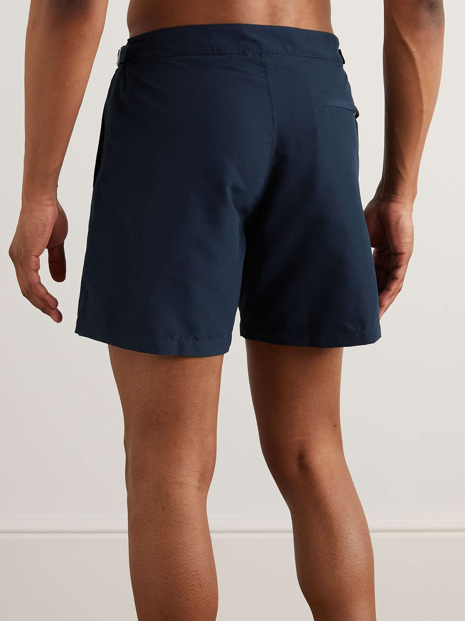 Straight-Leg Mid-Length Swim Shorts - 3