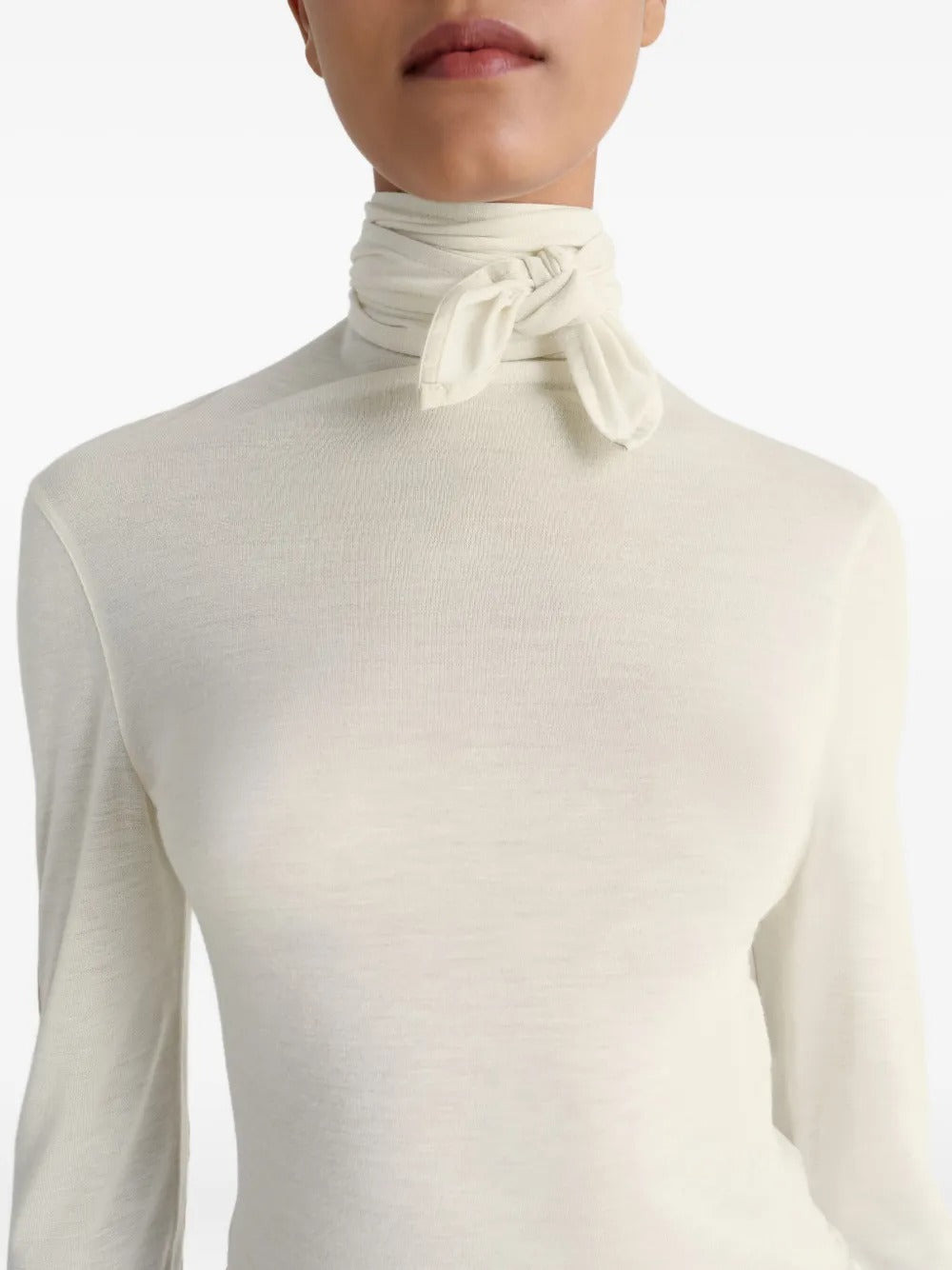 LEMAIRE - Women Foulard Top With Patchs - 4