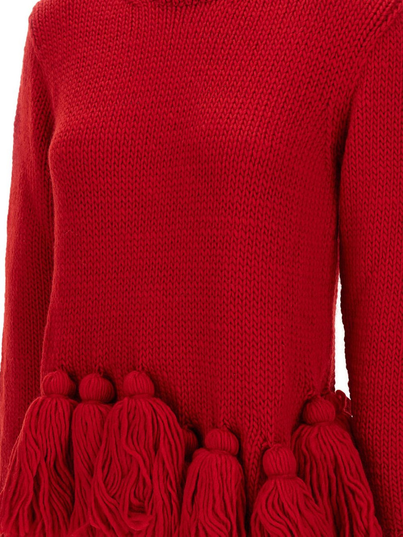 tassel-detail fringed sweater 3