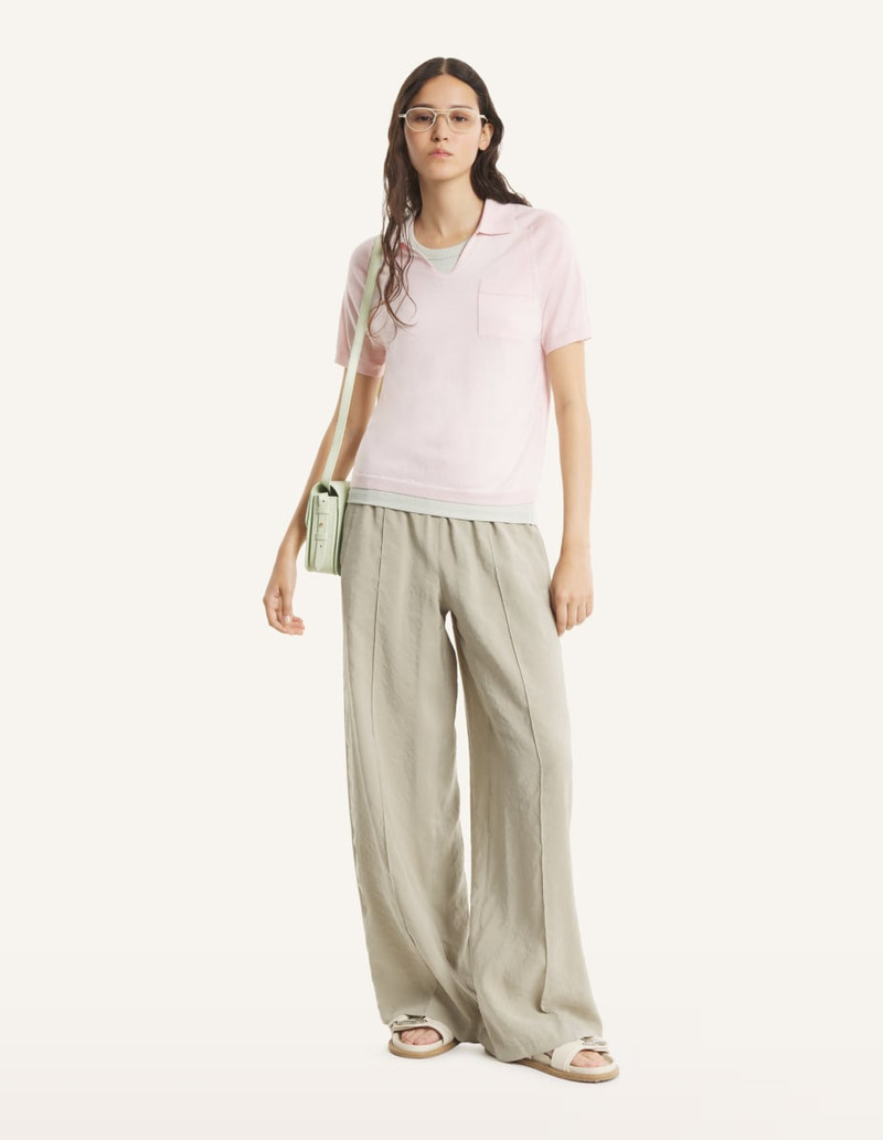 Maison Kitsuné SILK BLEND POLO outlook