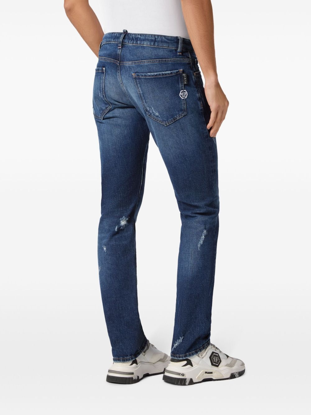 mid-rise skinny jeans - 3