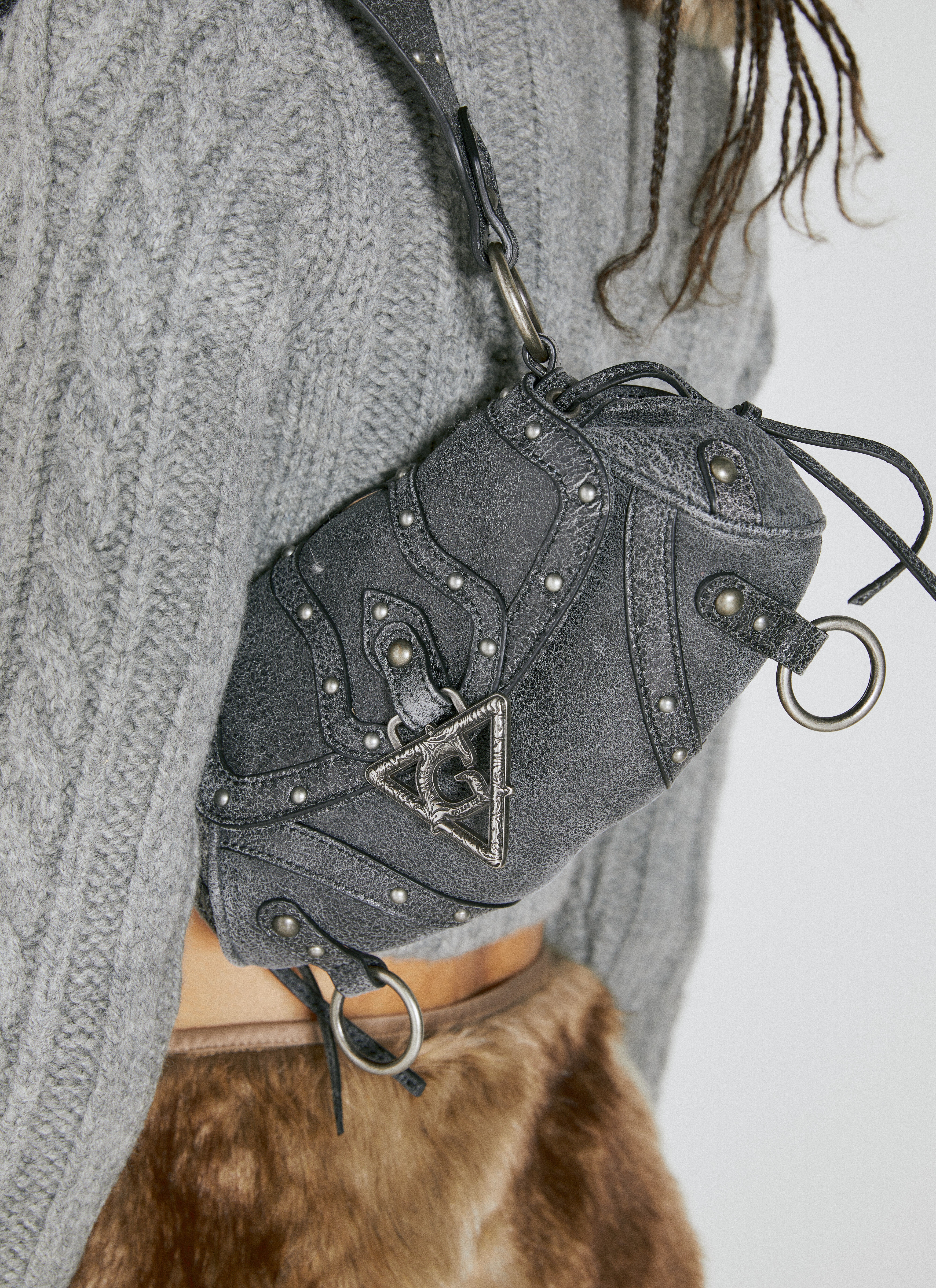 Washed Mini Shoulder Bag - 3