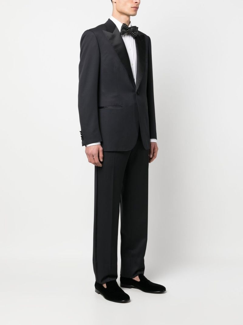 single-breasted silk suit - 3