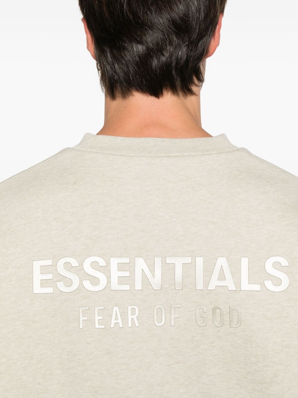 crew-neck cotton sweatshirt - 5